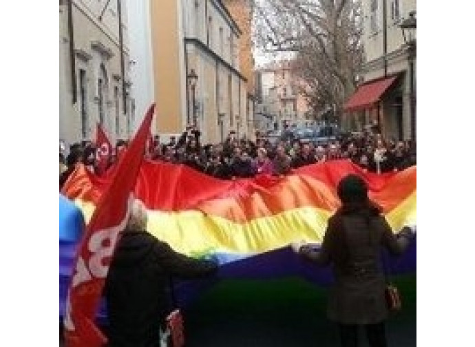Manifestazione Arcigay a Trieste Manifestazione Arcigay a Trieste