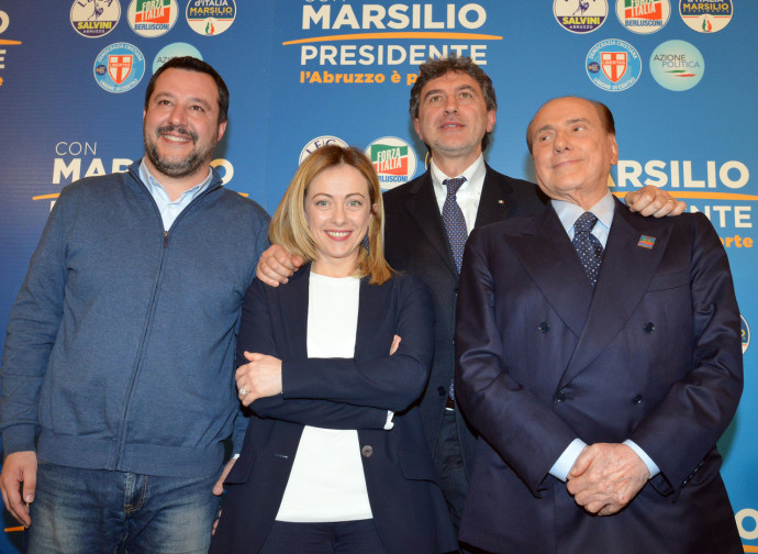 Il centrodestra per Marsilio, in Abruzzo Il centrodestra per Marsilio, in Abruzzo
