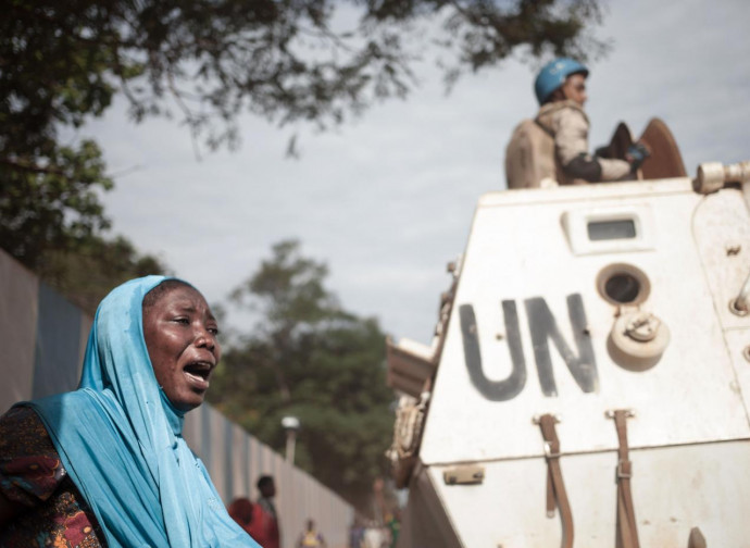 Bangui, la protesta e i caschi blu Bangui, la protesta e i caschi blu