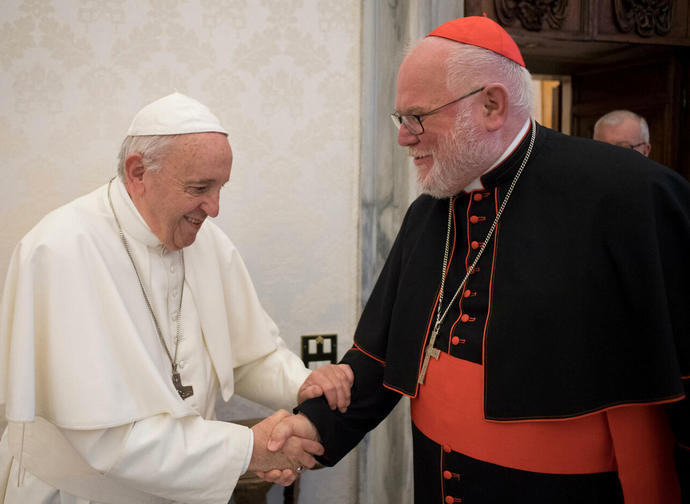 Il cardinale Marx ricevuto dal Papa