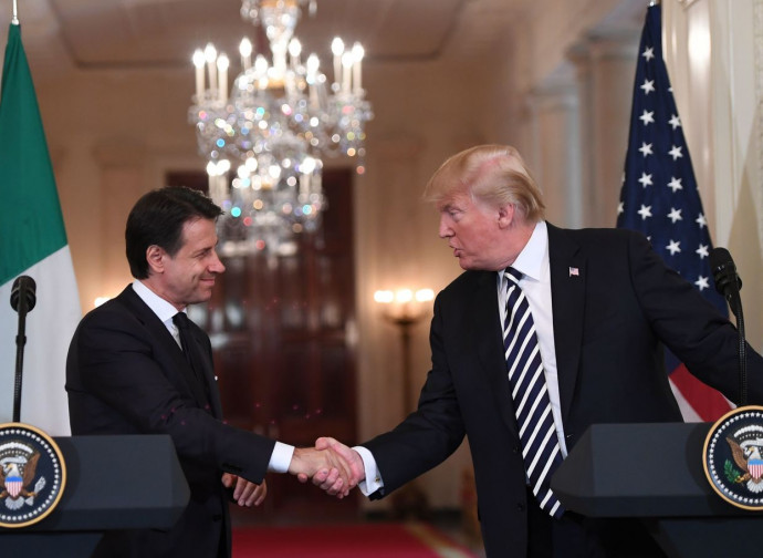 Giuseppe Conte e Donald Trump Giuseppe Conte e Donald Trump