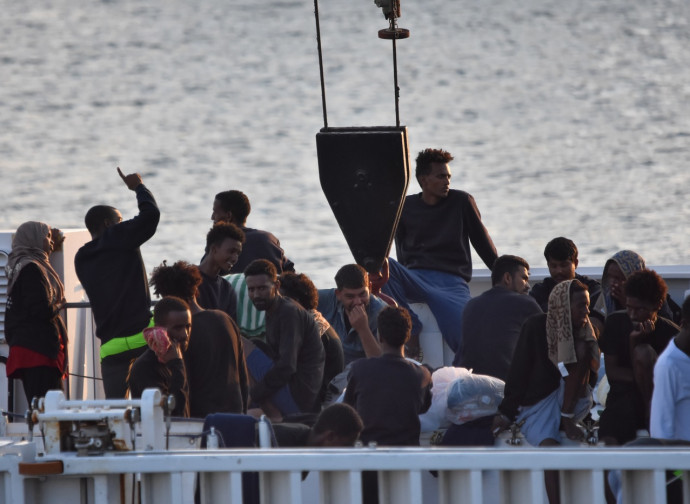 A bordo del Diciotti A bordo del Diciotti