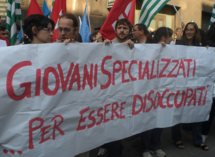 Manifestazione disoccupati Manifestazione disoccupati