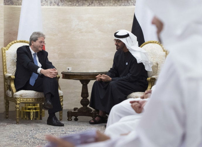 Gentiloni ad Abu Dhabi Gentiloni ad Abu Dhabi