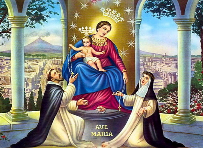 La Madonna del Rosario di Pompei La Madonna del Rosario di Pompei