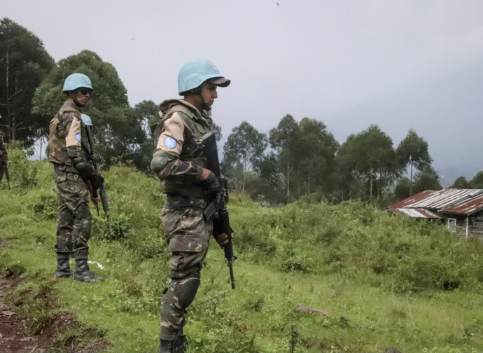 Congo, caschi blu sul luogo dell'attentato Congo, caschi blu sul luogo dell'attentato