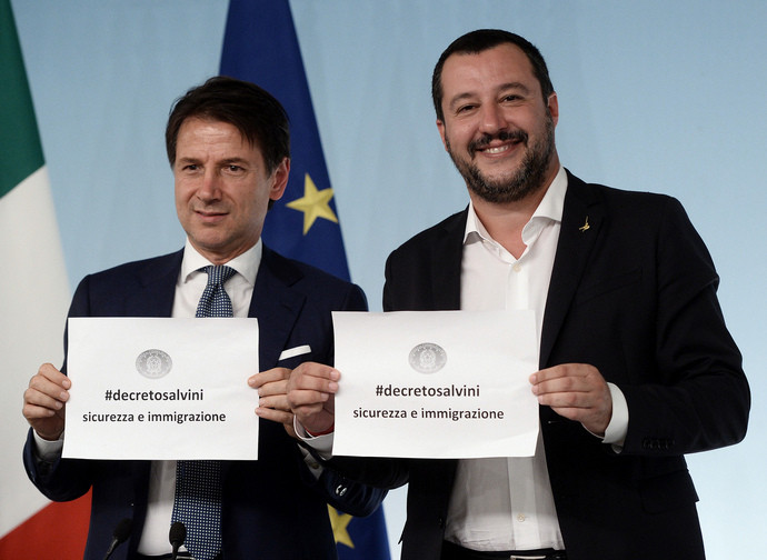 Conte e Salvini Conte e Salvini