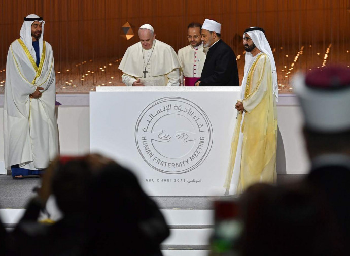 Papa Francesco e Al Tayeb Papa Francesco e Al Tayeb