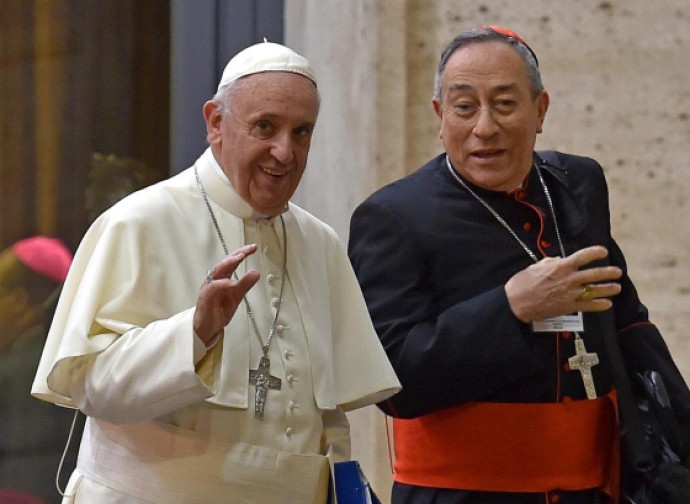 Papa Francesco e il cardinal Maradiaga Papa Francesco e il cardinal Maradiaga