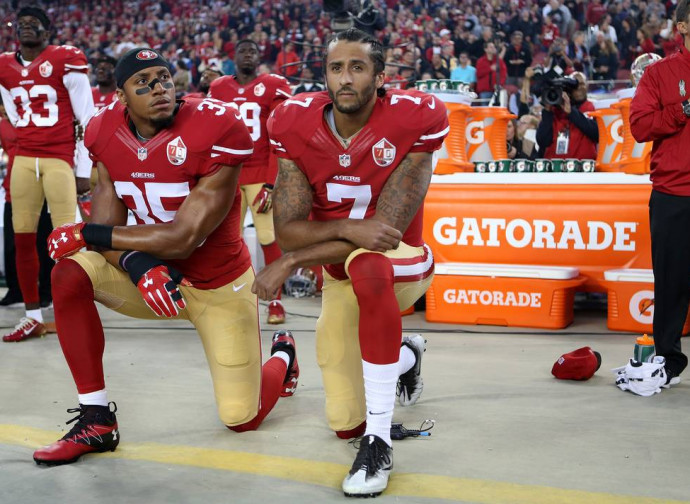 La protesta di Kaepernick La protesta di Kaepernick