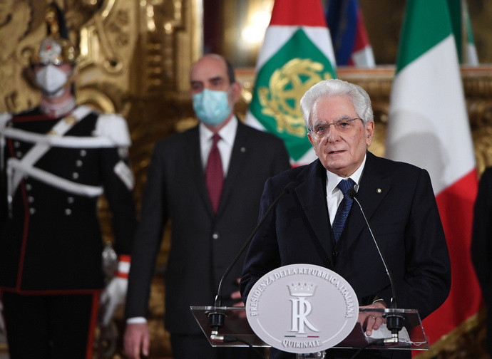 Il presidente della Repubblica Mattarella Il presidente della Repubblica Mattarella
