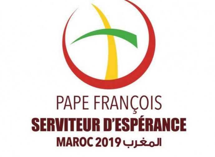 Il logo della visita di papa Francesco in Marocco Il logo della visita di papa Francesco in Marocco