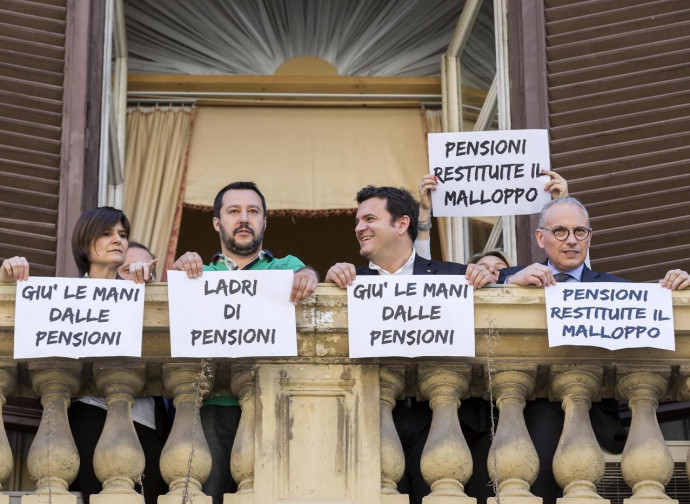 Salvini (quando era all'opposizione) Salvini (quando era all'opposizione)