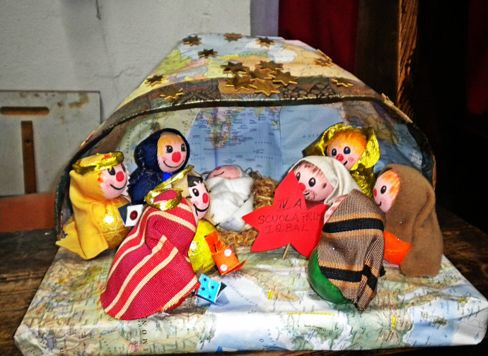Presepe di una scuola elementare Presepe di una scuola elementare