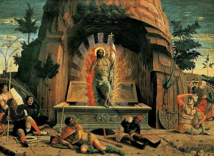 Resurrezione, Andrea Mantegna Resurrezione, Andrea Mantegna