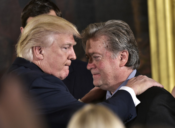 Trump e Bannon Trump e Bannon