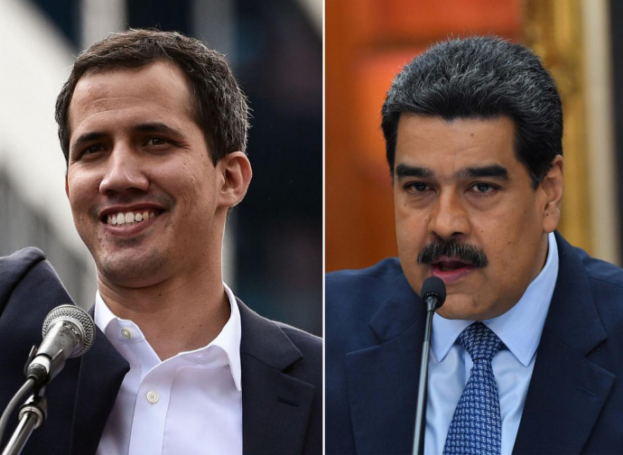 Juan Guaidó e Nicolas Maduro Juan Guaidó e Nicolas Maduro